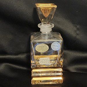 Vintage Cristallo Perfume Bottle - Clear Lead Crystal